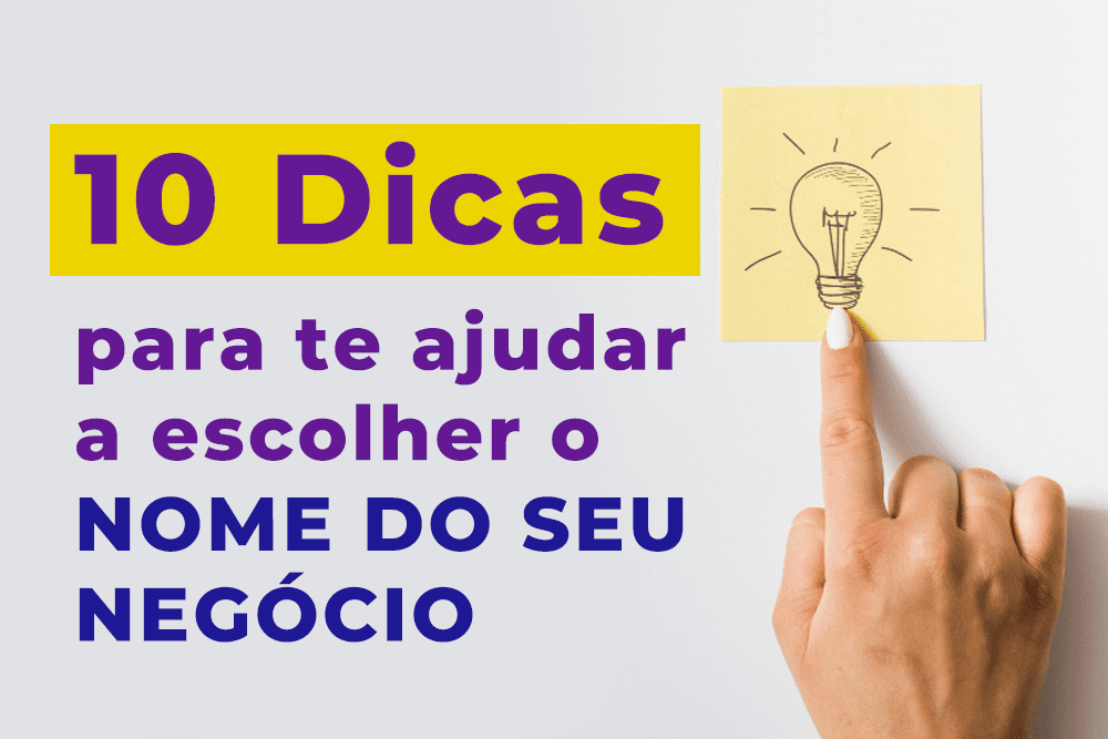 escolher o nome do seu negócio